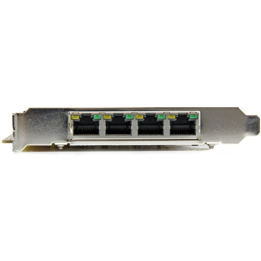 StarTech.com 4 Port Gigabit Power over Ethernet PCIe Network Card - PSE / PoE PCI Express NIC