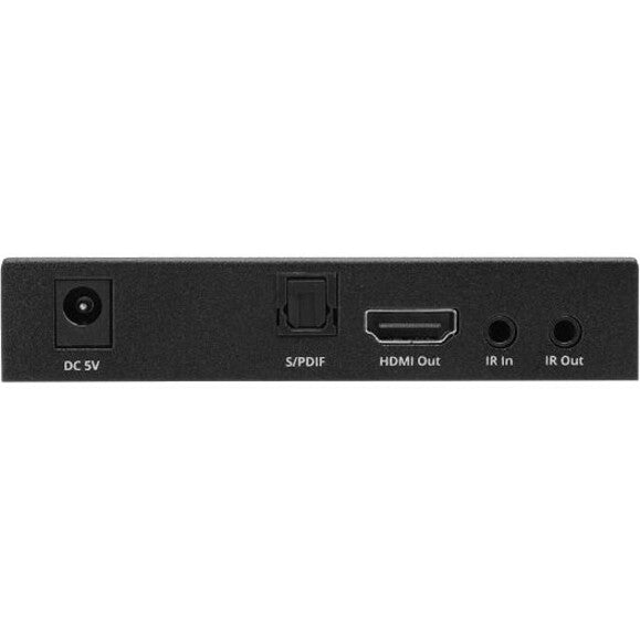 SIIG 1x2 4K60Hz HDMI Splitter Over Cat6 Extender with Loopout/IR/ARC & RS-232 - Up to 230ft (70m) - Near Zero Latency