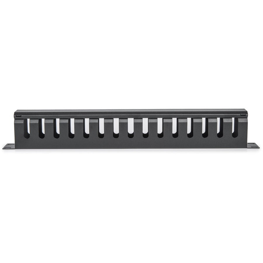 1U HORIZONTAL CABLE MANAGEMENT COMPATIBLE WITH STANDARD 19 RACKS