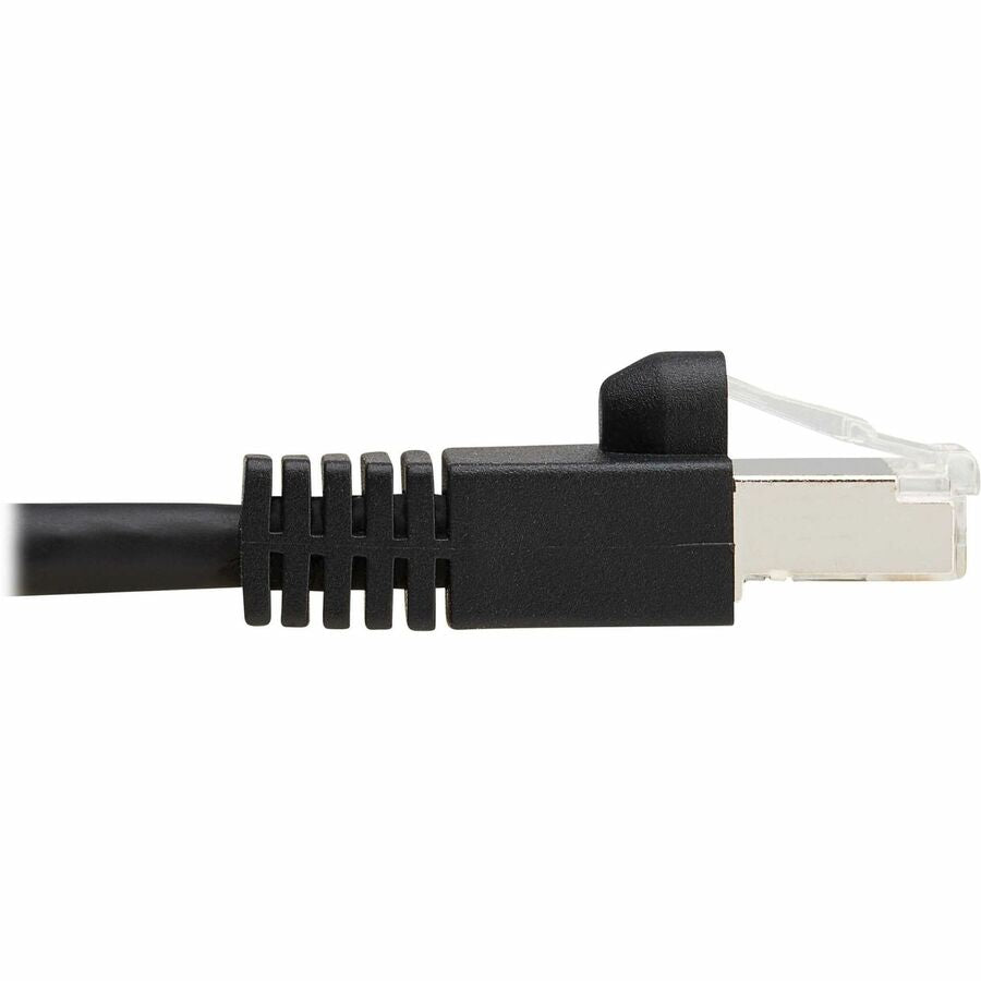 Eaton Tripp Lite Series Cat8 40G Snagless SSTP Ethernet Cable (RJ45 M/M), PoE, Black, 3 ft. (0.9 m)