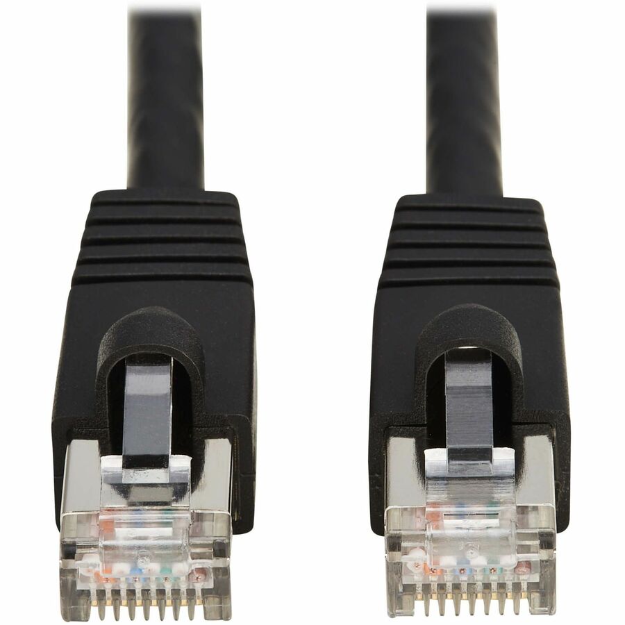 Eaton Tripp Lite Series Cat8 40G Snagless SSTP Ethernet Cable (RJ45 M/M), PoE, Black, 3 ft. (0.9 m)