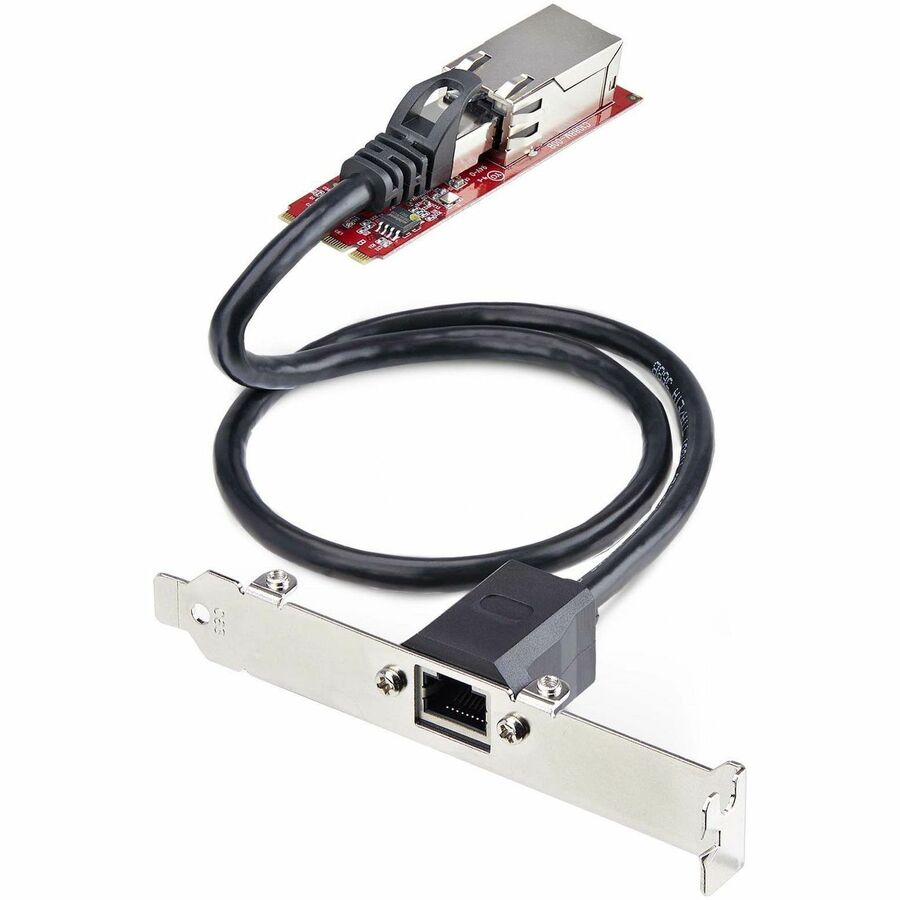 StarTech.com 1-Port 2.5GbE M.2 2280 Network Card, NBASE-T PCIe Ethernet Card, Intel I225-V, Multi-Gigabit NIC, Desktop LAN Card, Win/Linux