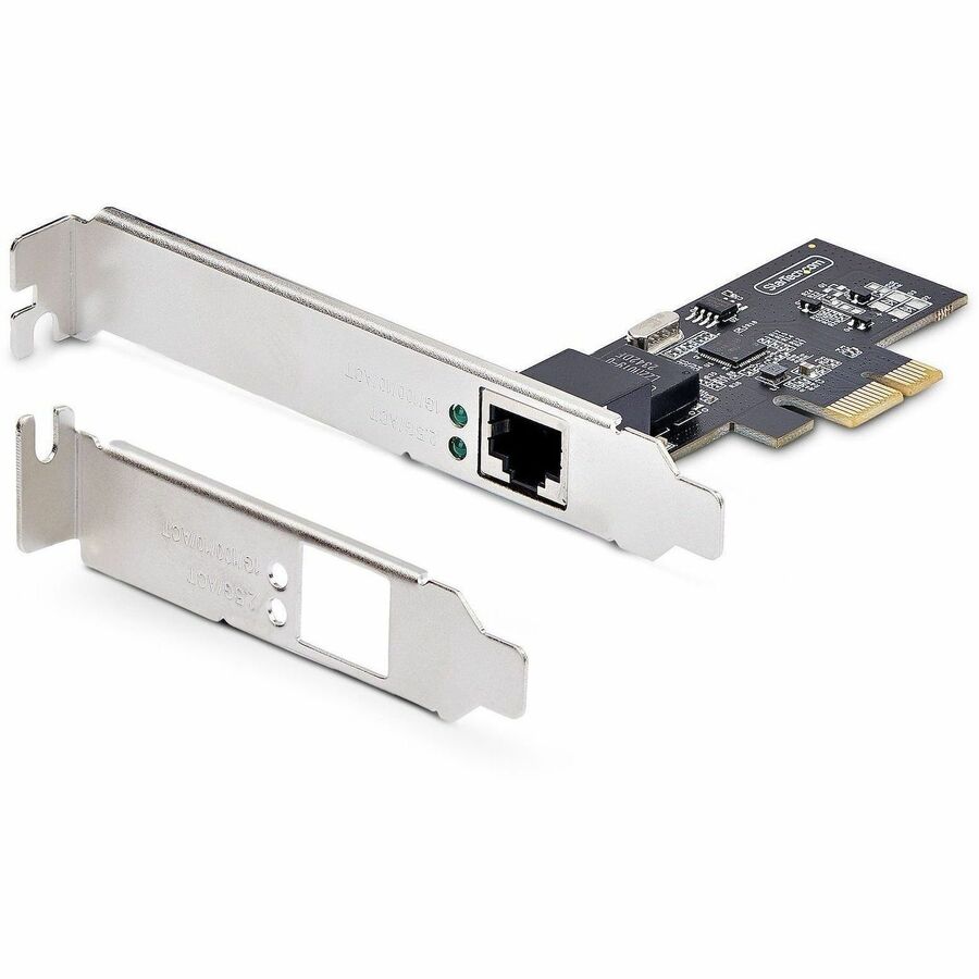 StarTech.com 1-Port 2.5G NBASE-T PCIe Network Card, Computer Network Interface Card, Intel®I225-V; Single-Port Ethernet, Multi-Gigabit NIC