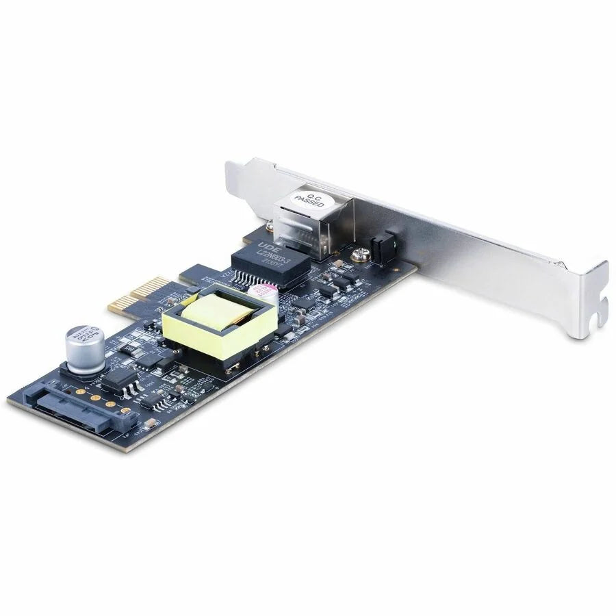 StarTech.com 1-Port 2.5Gbps PCI Express PoE Network Card, Intel I225-V, PCIe 802.3af/at PoE+ Multi-Gigabit NIC, SATA Powered Ethernet Card