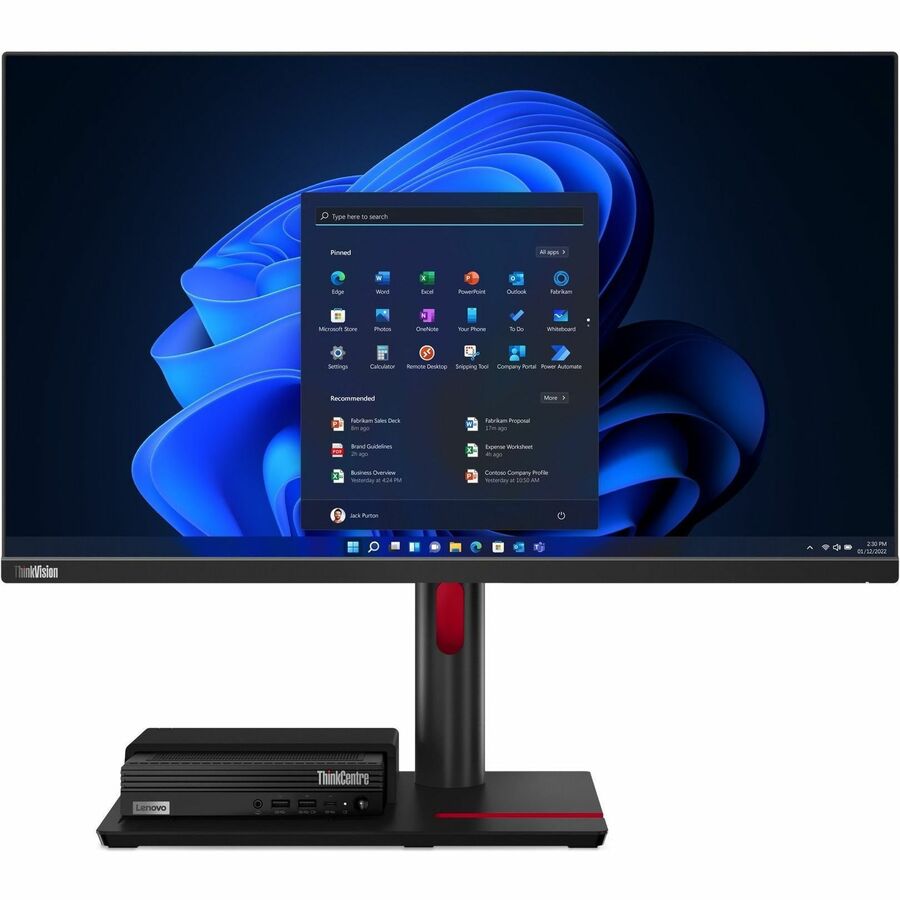 Lenovo ThinkCentre M90q Gen 3 11U50067US Desktop Computer - Intel Core i7 12th Gen i7-12700 - 16 GB - 512 GB SSD - Tiny - Black