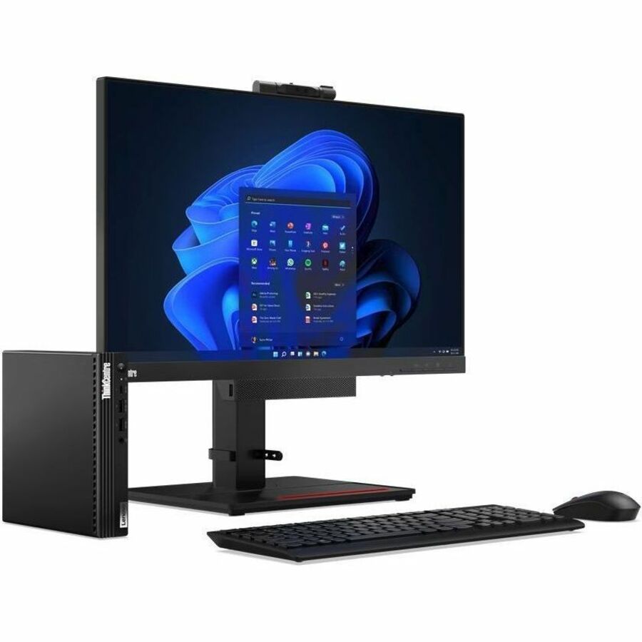 Lenovo ThinkCentre M80q Gen 4 12E90014US Desktop Computer - Intel Core i5 13th Gen i5-13500T - 8 GB - 256 GB SSD - Tiny - Black