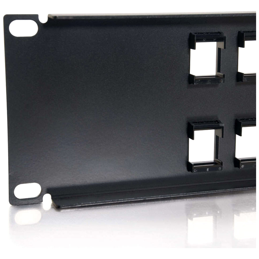 C2G 24-Port Blank Keystone/Multimedia Patch Panel