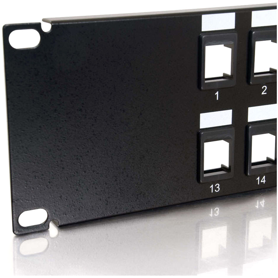 C2G 24-Port Blank Keystone/Multimedia Patch Panel