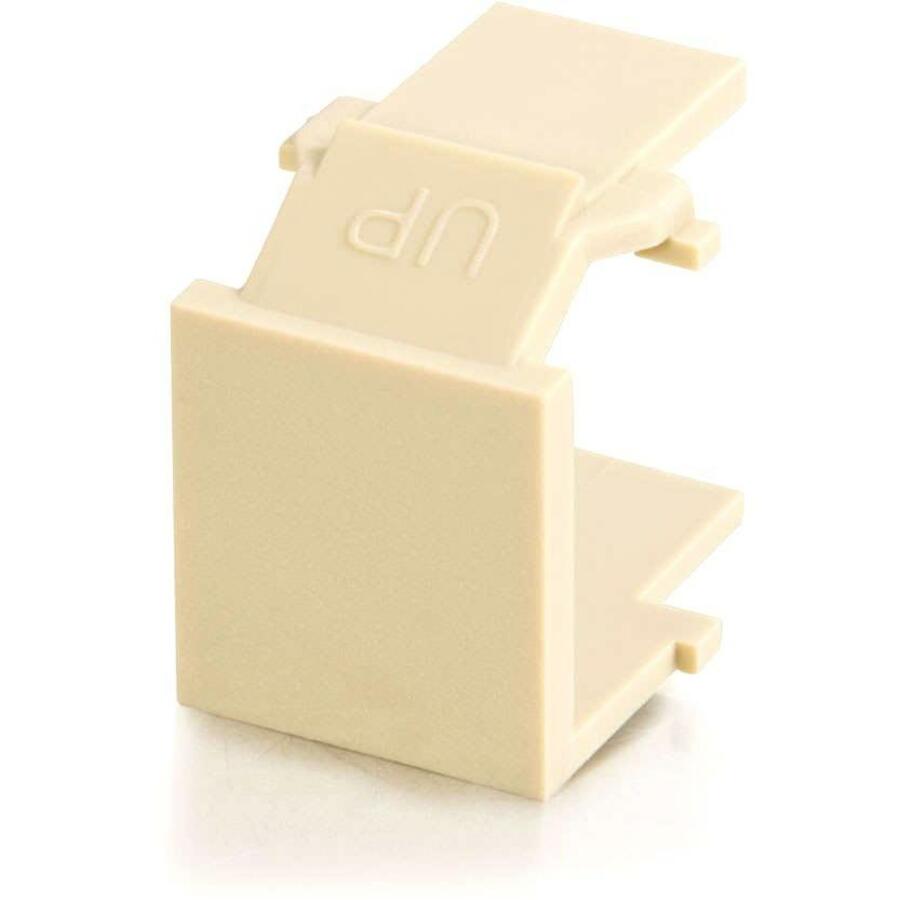 C2G Snap-In Blank Keystone Insert Module - Ivory