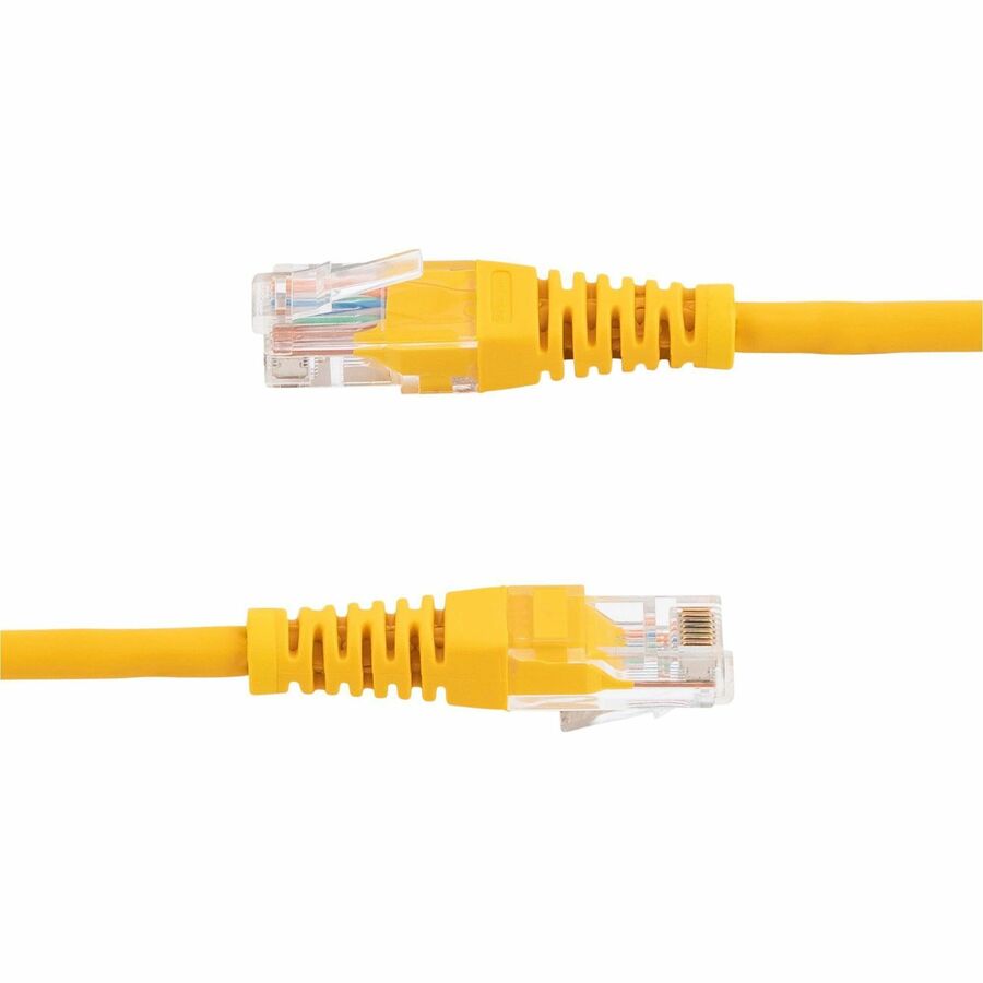 StarTech.com 1 ft Yellow Molded Cat5e UTP Patch Cable