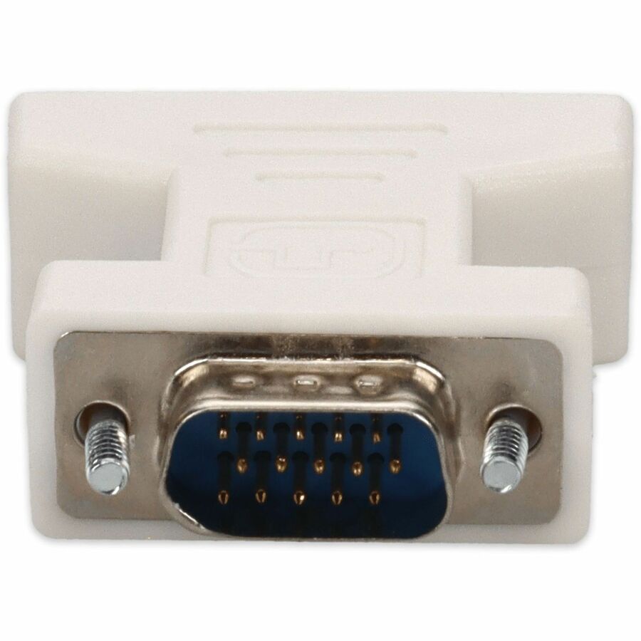 5PK VGA Male to DVI-I (29 pin) Female White Adapters For Resolution Up to 1920x1200 (WUXGA)