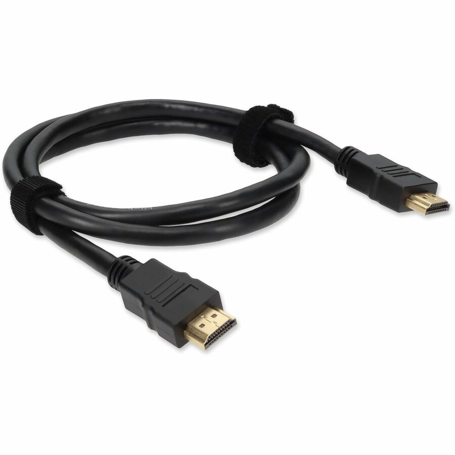 5PK 6ft HDMI 1.4 Male to HDMI 1.4 Male Black Cables Which Supports Ethernet Channel For Resolution Up to 4096x2160 (DCI 4K)