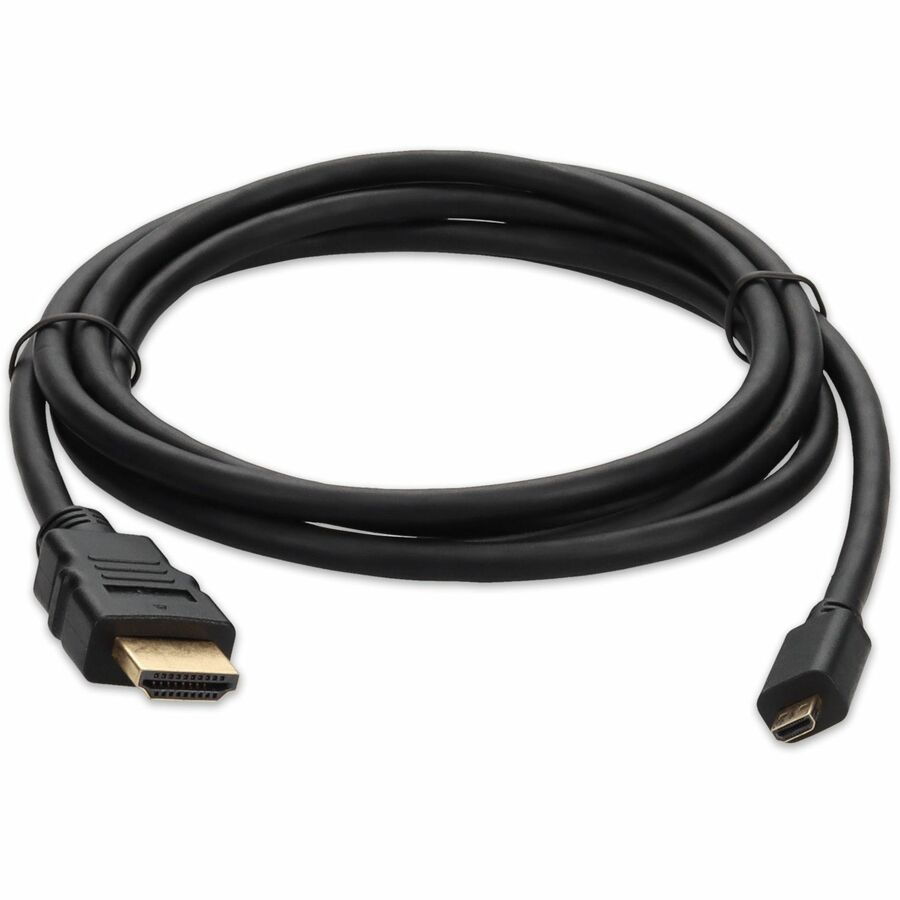 5PK 3ft HDMI 1.4 Male to Micro-HDMI 1.4 Male Black Cables For Resolution Up to 4096x2160 (DCI 4K)