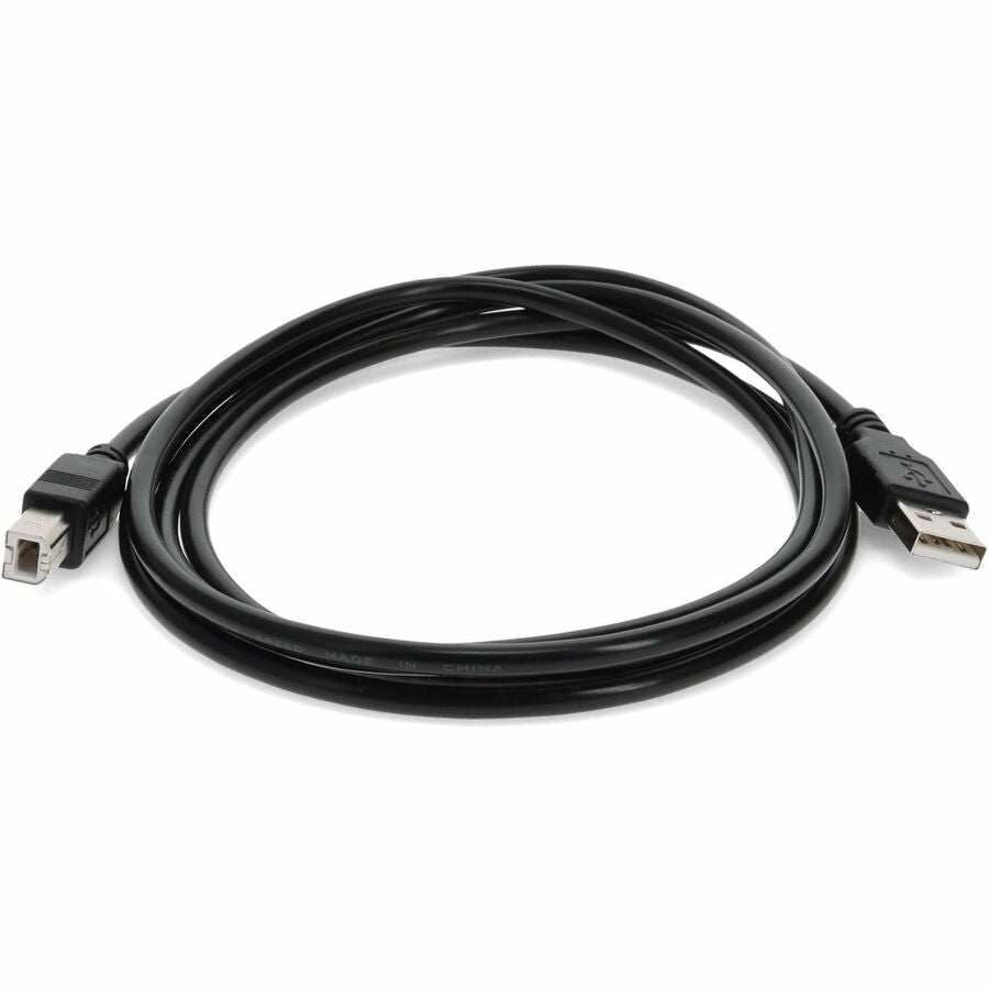 AddOn 5-Pack of 15ft USB 2.0 (A) Male to USB 2.0 (B) Male Black Cables