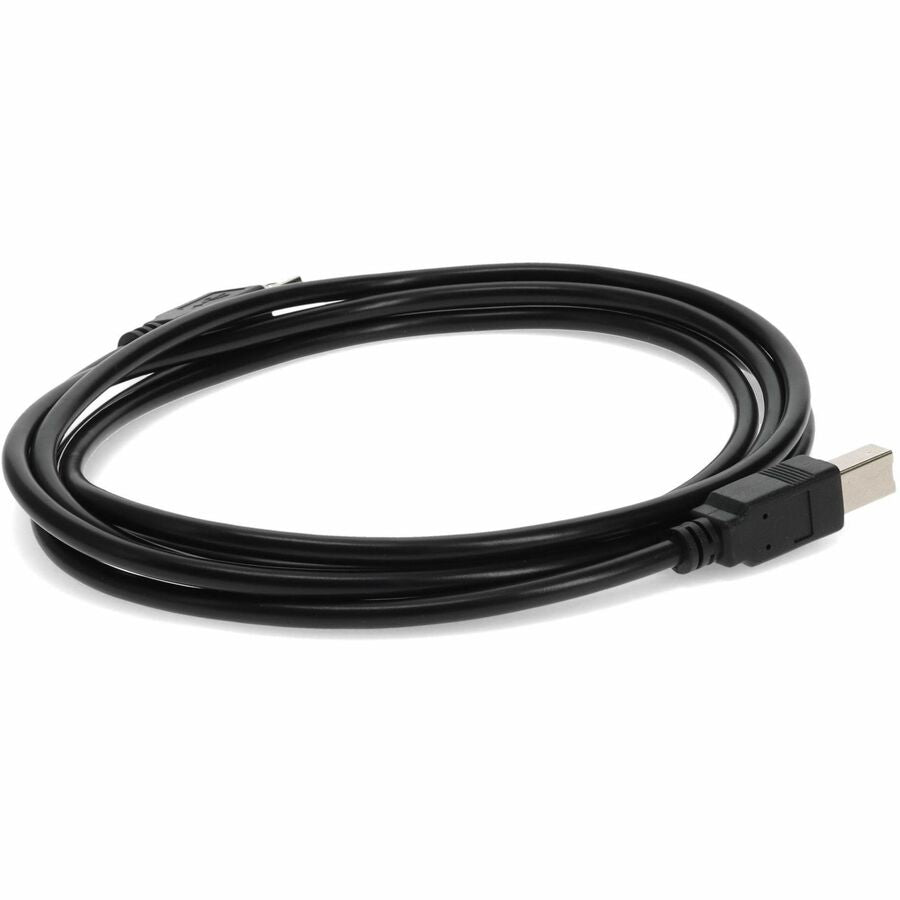 AddOn 5-Pack of 15ft USB 2.0 (A) Male to USB 2.0 (B) Male Black Cables