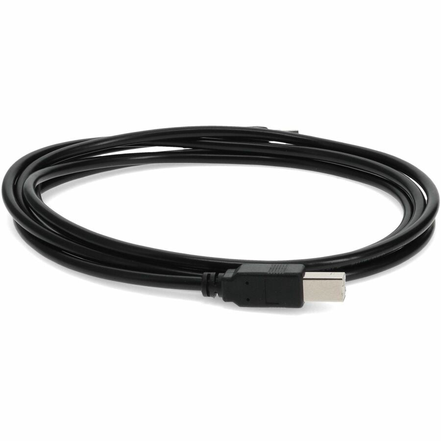 AddOn 5-Pack of 15ft USB 2.0 (A) Male to USB 2.0 (B) Male Black Cables