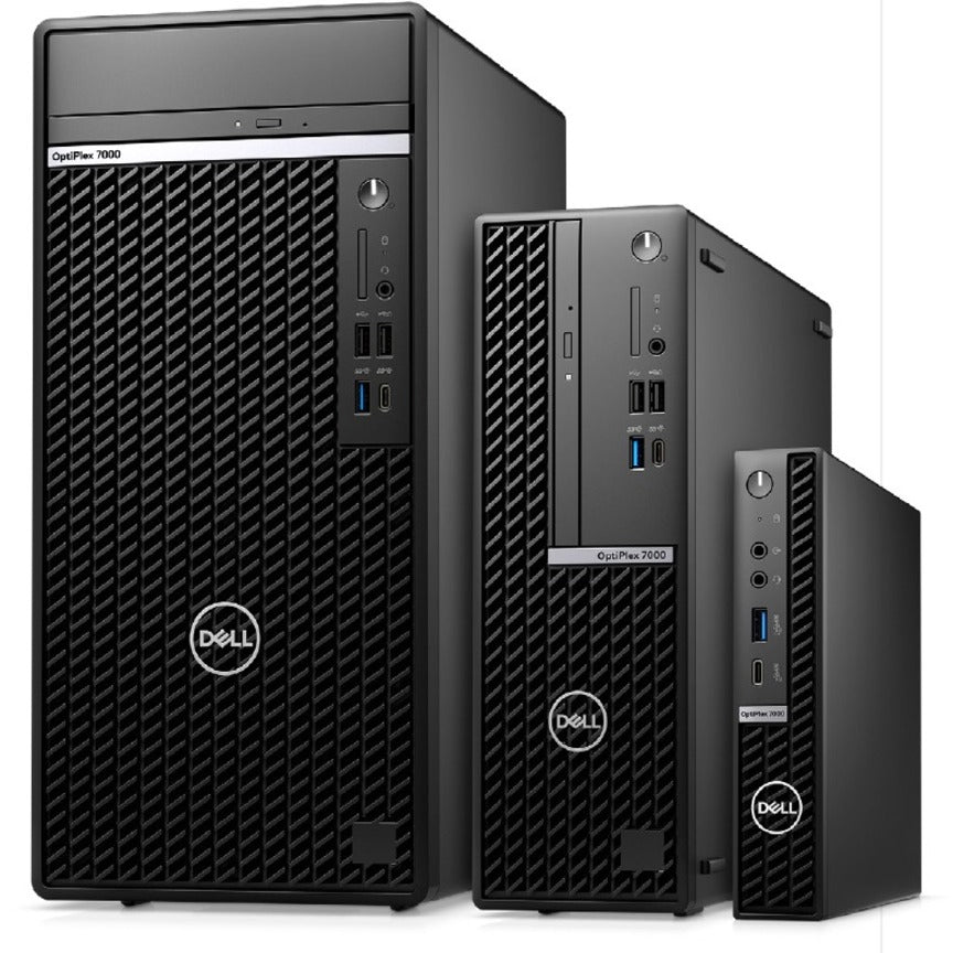 Dell OptiPlex 7000 7010 Desktop Computer - Intel Core i7 13th Gen i7-13700 - 16 GB - 512 GB SSD - Tower - Black