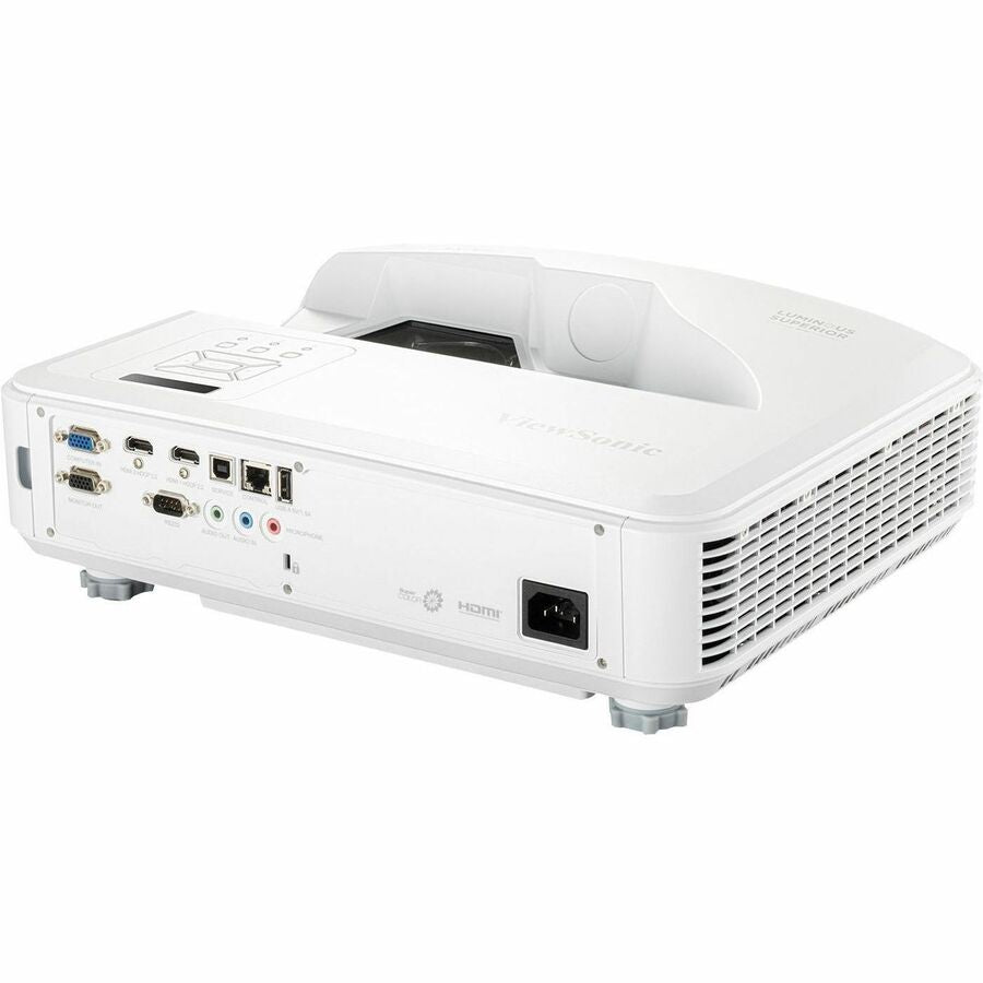 ViewSonic LS832WU - 5000 Lumens WUXGA Ultra Short Throw Laser Lamp Free Projector with HV Keystone, 4 Corner Adjustment