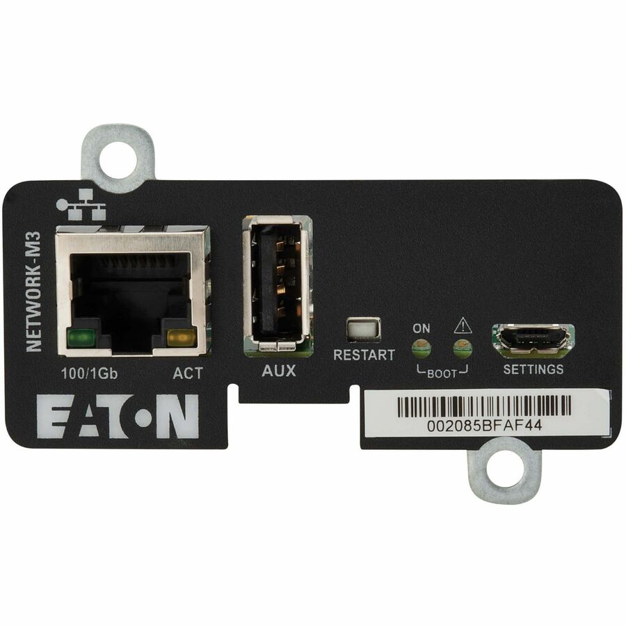 Eaton Cybersecure Gigabit NETWORK-M3 Card for UPS and PDU, UL 2900-1 and IEC 62443-4-2 Certified Network Card