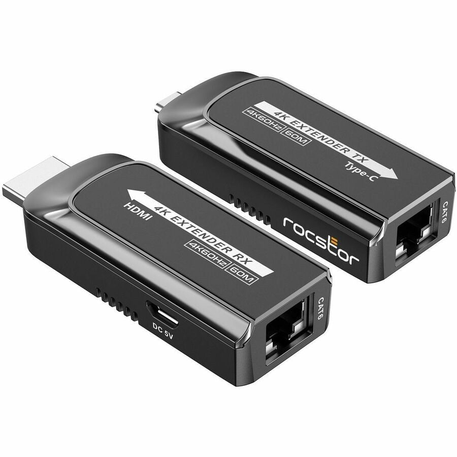 TrueReach 4K@120Hz USB-C HDMI Extender over CAT6/CAT6a/Cat7 Ethernet Cable