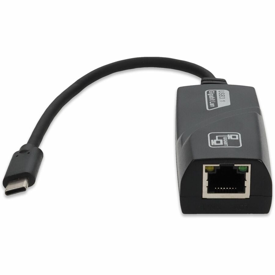 AddOn 5-Pack of USB 3.1 (C) Male to RJ-45 Female Black Adapters