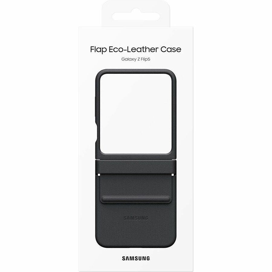 Samsung Galaxy Z Flip5 Flap Eco-Leather Case, Black