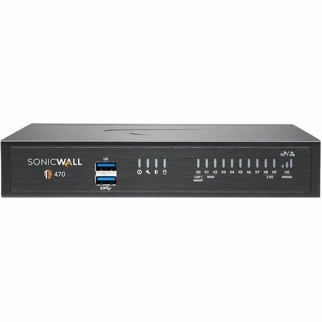 SonicWall TZ470 Network Security/Firewall Appliance