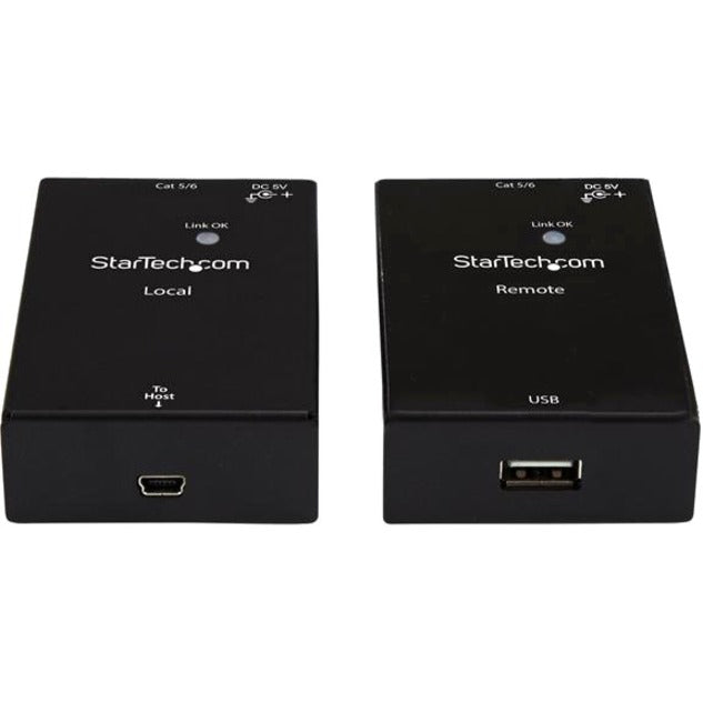 StarTech.com USB 2.0 Extender Kit over Cat5e/Cat6 Cable (RJ45) - Up to 165ft (50m) - USB Port over Ethernet Cable - Powered - 480Mbps