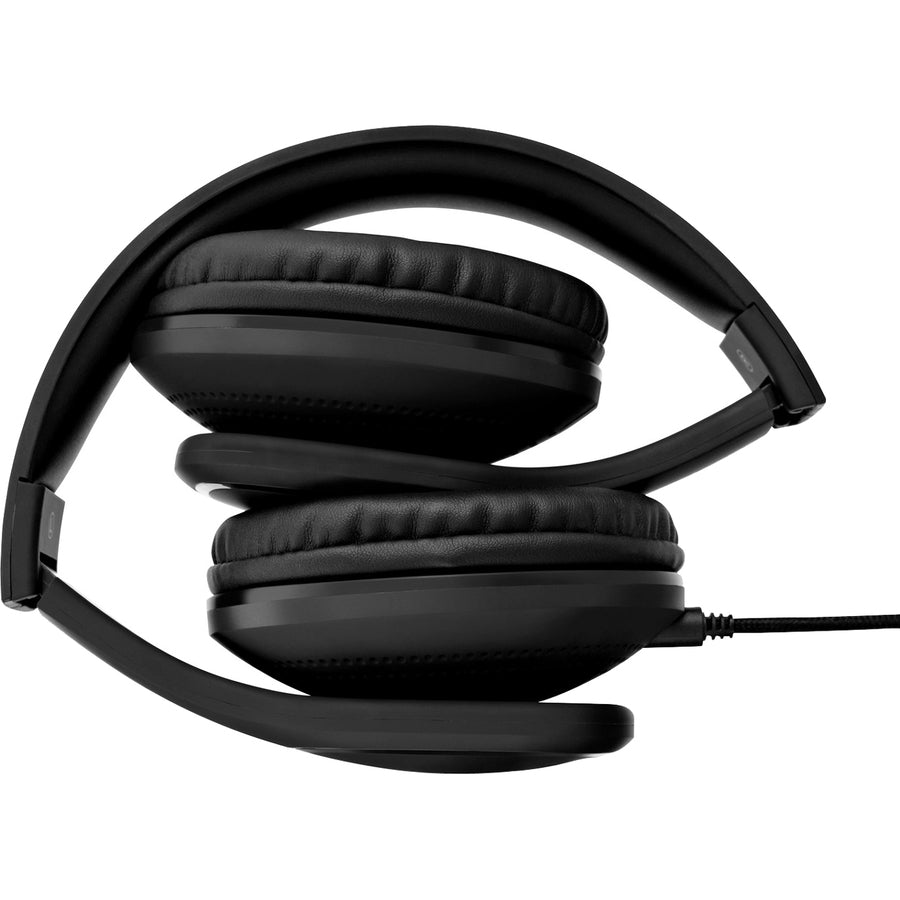 V7 Over-Ear Headphones with Microphone - Black