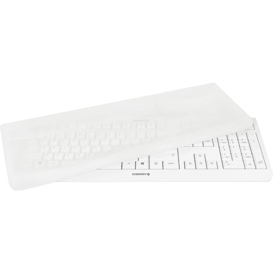 CHERRY WHITE EZCLEAN Wired Covered Cleanable Keyboard