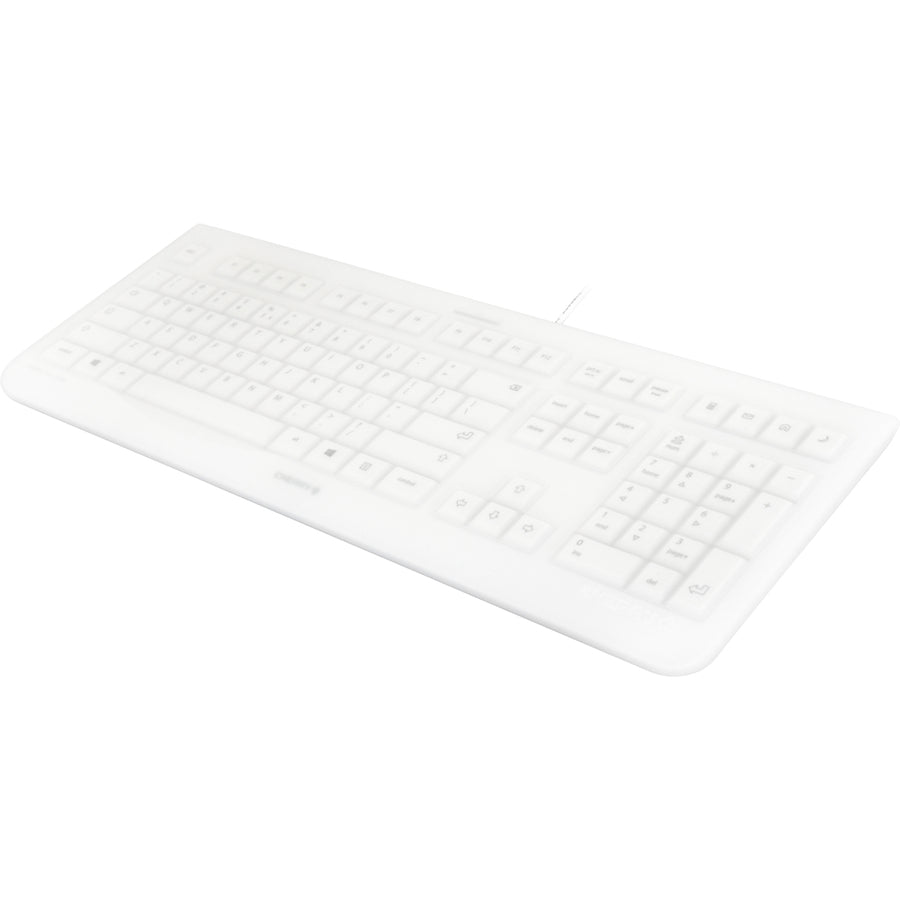 CHERRY WHITE EZCLEAN Wired Covered Cleanable Keyboard