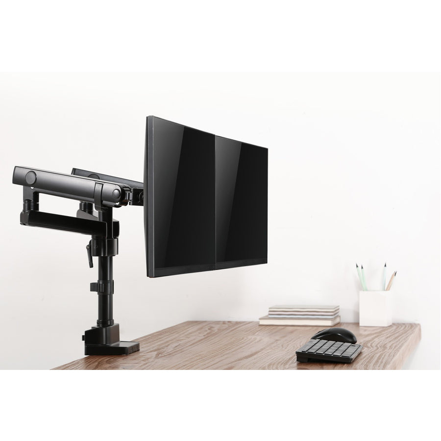 V7 DMPRO2DTA-3N Desk Mount for Monitor - Matte Black