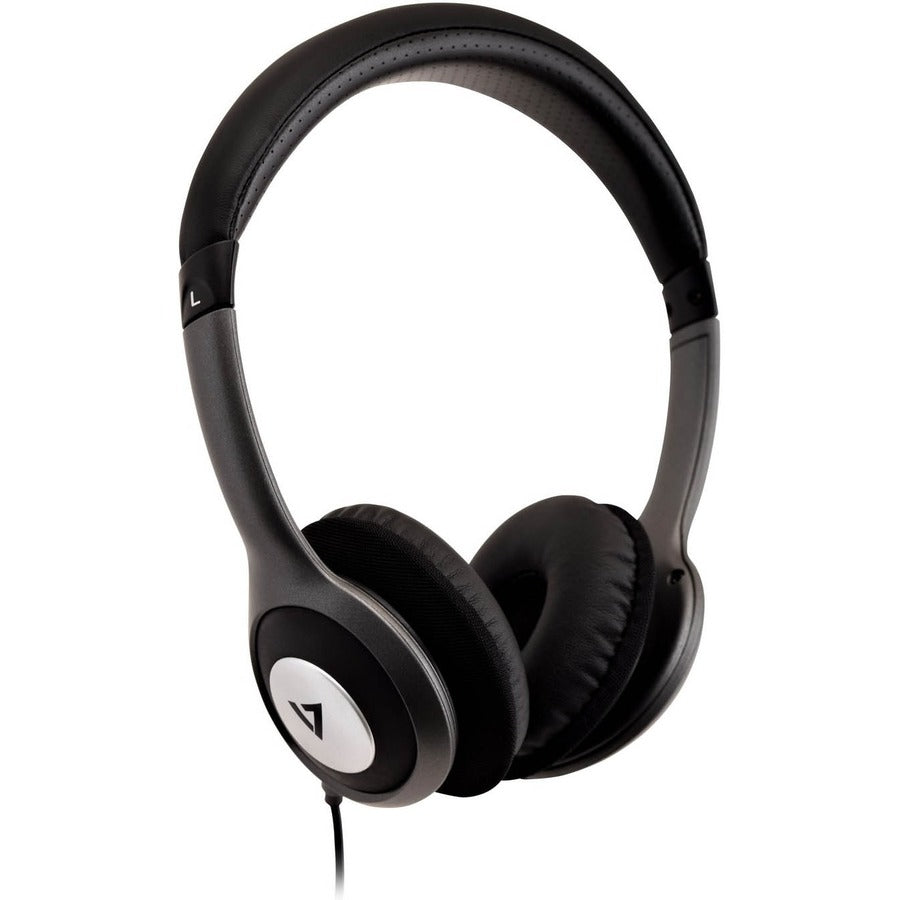 V7 Deluxe Stereo Headphones with Volume Control