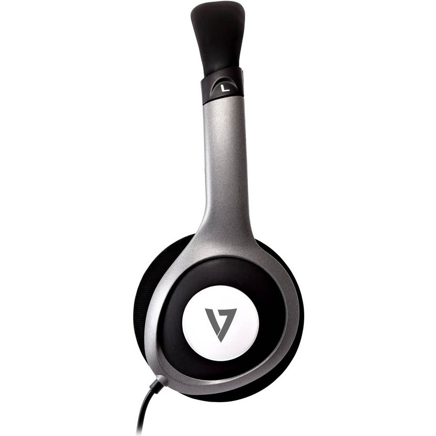 V7 Deluxe Stereo Headphones with Volume Control