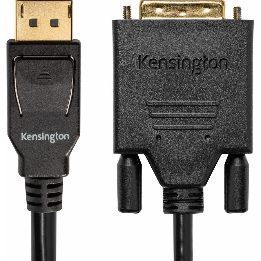 Kensington DisplayPort 1.1 (M) to DVI-D (M) Passive Unidirectional Cable, 6ft