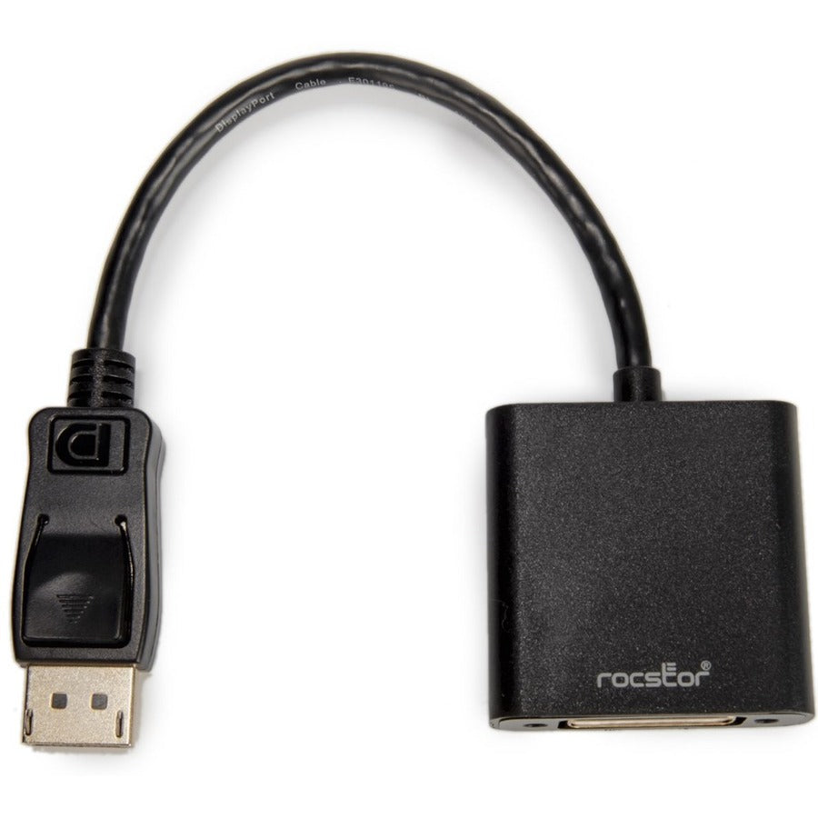 Rocstor Active DisplayPort® to DVI Adapter - 4K@30Hz - Resolutions up to 3840x2160