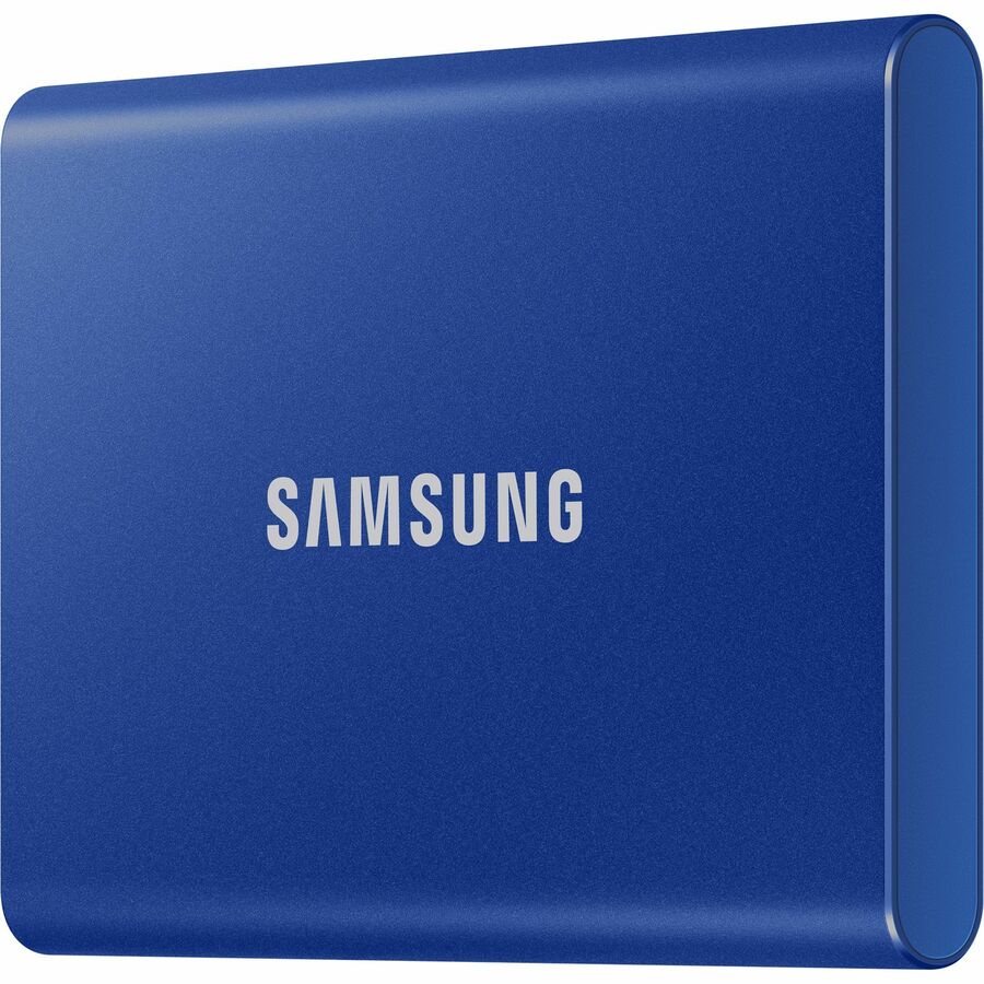 Samsung T7 MU-PC500H/AM 500 GB Portable Solid State Drive - External - PCI Express NVMe - Indigo Blue