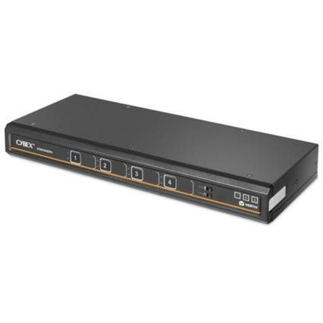 Vertiv Cybex Secure MultiViewer KVM Switch | 4 port | NIAP Approved | Dual AC