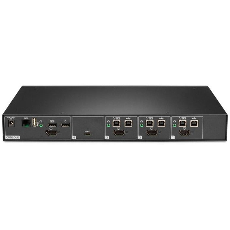 Vertiv Cybex SC800 Secure KVM | Single Head | 4 Port Universal and DPP | USB-C | NIAP version 4.0 Certified (SC845DPHC-400)