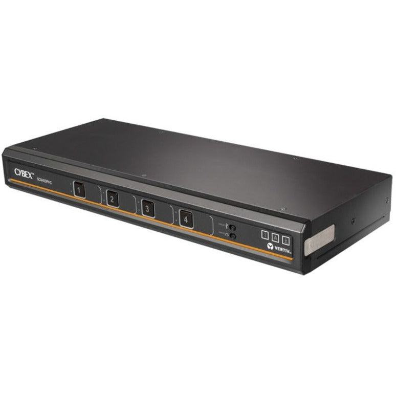 Vertiv Cybex SC800 Secure KVM | Single Head | 4 Port Universal and DPP | USB-C | NIAP version 4.0 Certified (SC845DPHC-400)