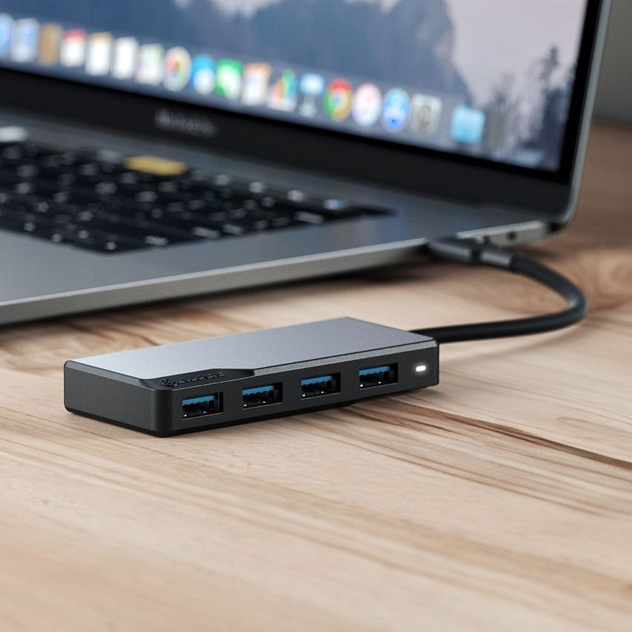 Alogic USB-C Fusion SWIFT 4-in-1 Hub - Space Grey