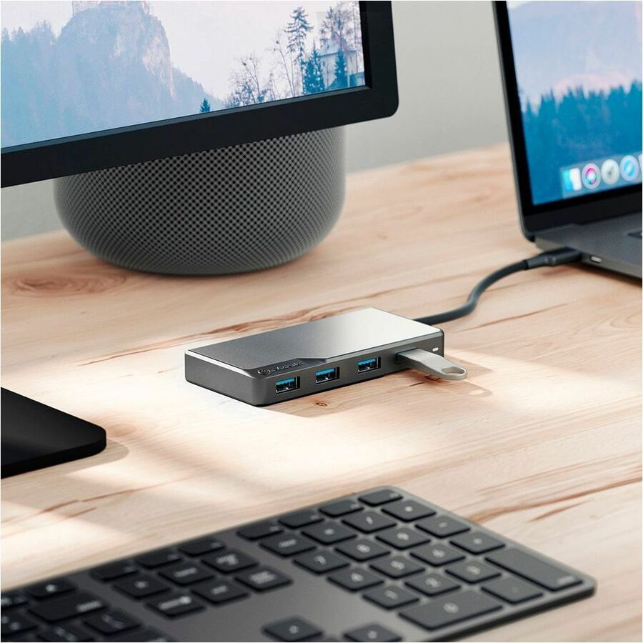 Alogic USB-C Fusion SWIFT 4-in-1 Hub - Space Grey