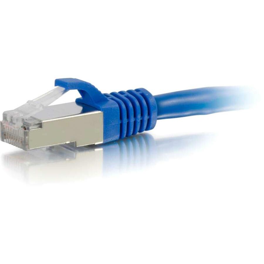 C2G 30ft Cat6 Snagless Shielded (STP) Ethernet Network Patch Cable - Blue