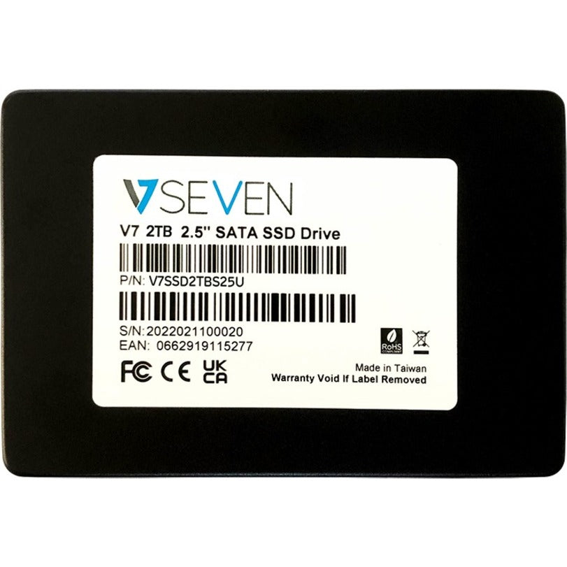 V7 V7SSD2TBS25U 2 TB Solid State Drive - 2.5