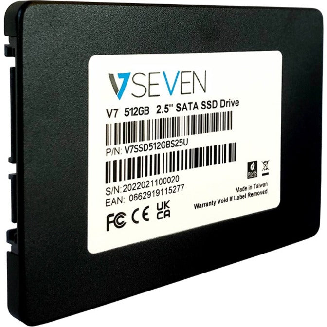 V7 V7SSD512GBS25U 512 GB Solid State Drive - 2.5