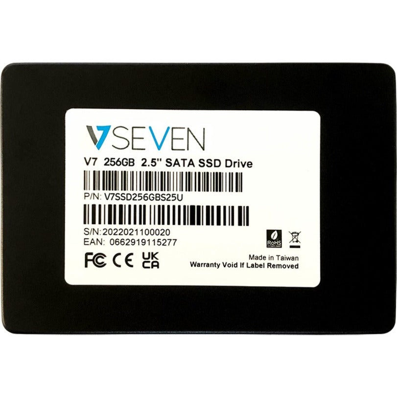 V7 V7SSD256GBS25U 256 GB Solid State Drive - 2.5