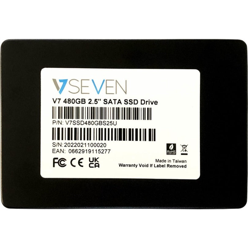 V7 V7SSD480GBS25U 480 GB Solid State Drive - 2.5