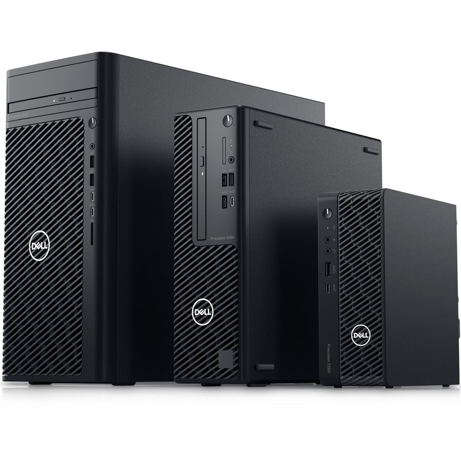 Dell Precision 3000 3660 Workstation - Intel Core i7 12th Gen i7-12700 - 16 GB - 512 GB SSD - Tower - Black