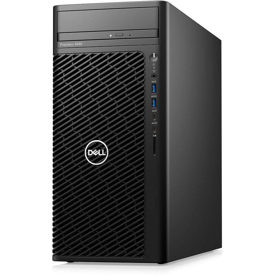 Dell Precision 3000 3660 Workstation - Intel Core i7 12th Gen i7-12700 - 16 GB - 512 GB SSD - Tower - Black