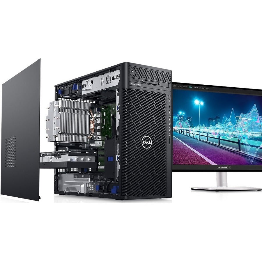 Dell Precision 3000 3660 Workstation - Intel Core i7 12th Gen i7-12700 - 16 GB - 512 GB SSD - Tower - Black